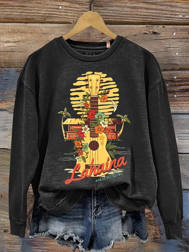 Maui Strong Lahaina Support Casual Sweatshirt