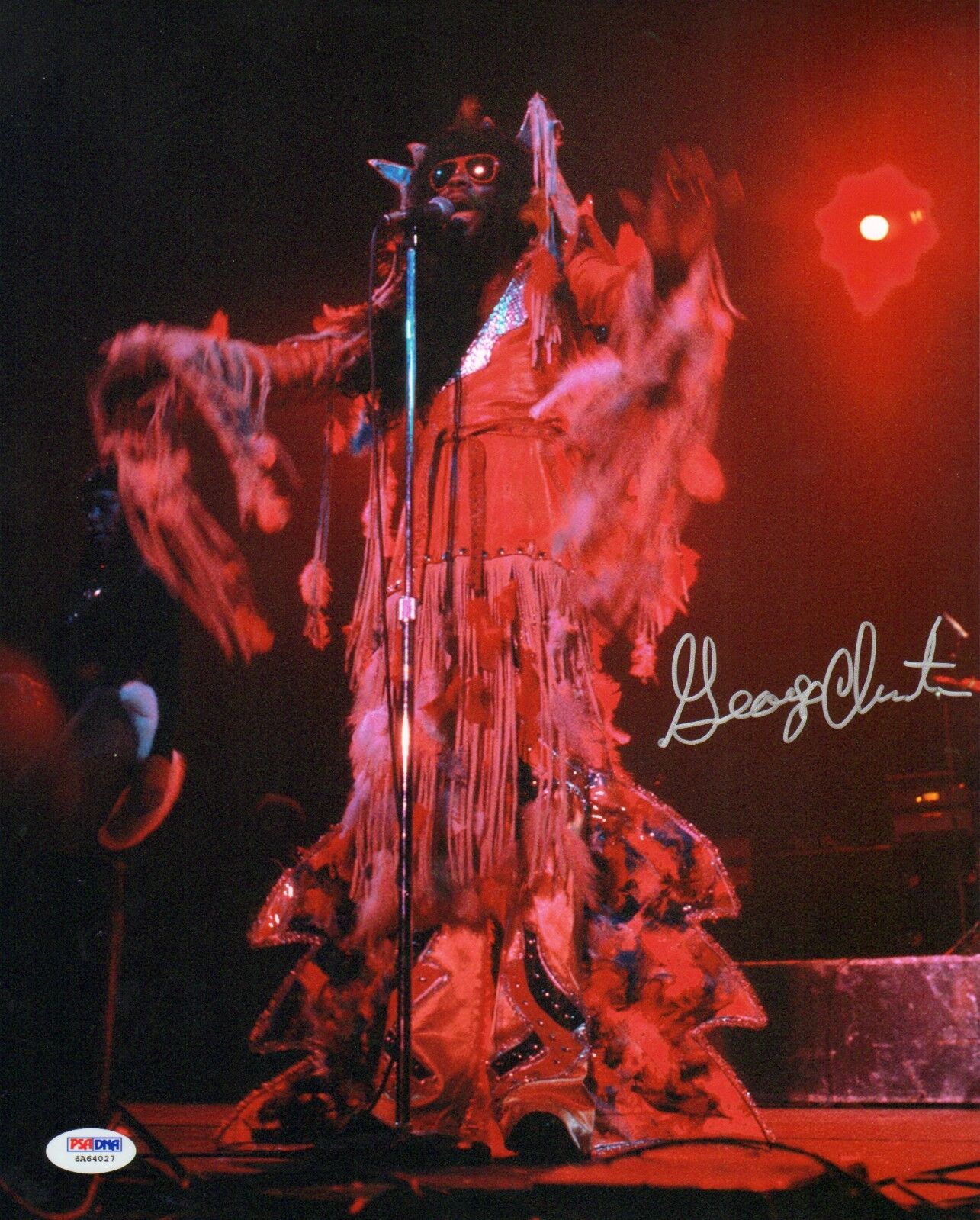 George Clinton Signed 11x14 Photo Poster painting PSA/DNA COA Gem Mint 10 Autograph Picture Funk