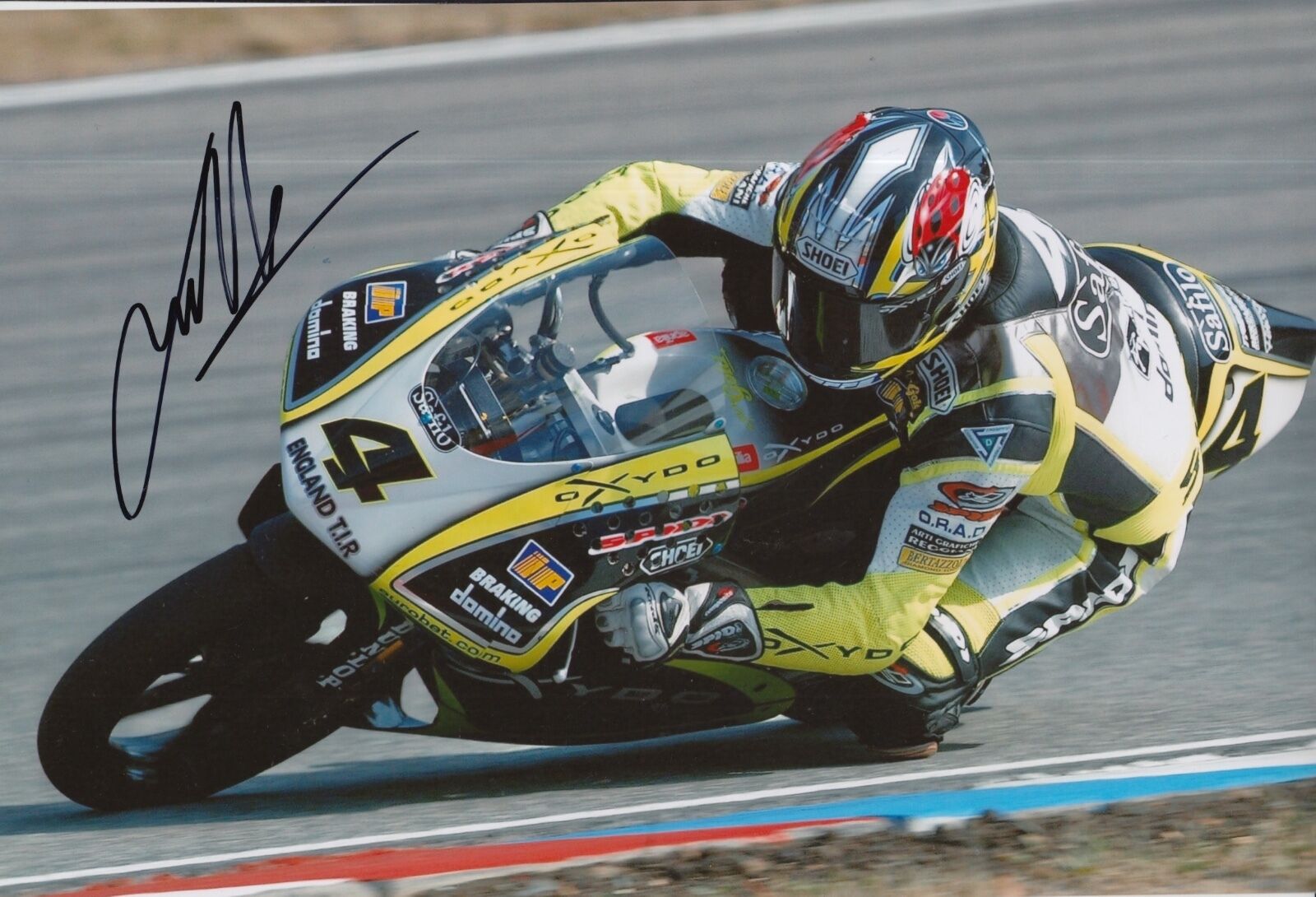 Lucio Cecchinello Hand Signed Photo Poster painting 12x8 125cc MotoGP 2.