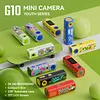 2K Mini Keychain Digital Camera Type-C Charging Retro Small Camcorder with TFT LCD Screen No TF Card for Kids Adults Travel Collectible Gift