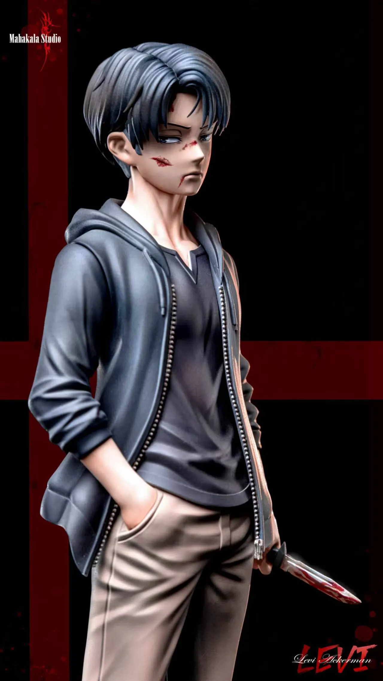 Mahakala Studio - Childhood Levi Ackerman Attack on Titan 1/6 Statue(GK)-