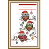 Owl Stocking -16CT Stamped Cross Stitch Kit(30*44cm)