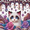 (Multistyle) Chat - Peinture Diamant En Forme Sp&eacute;ciale - 30 * 30CM