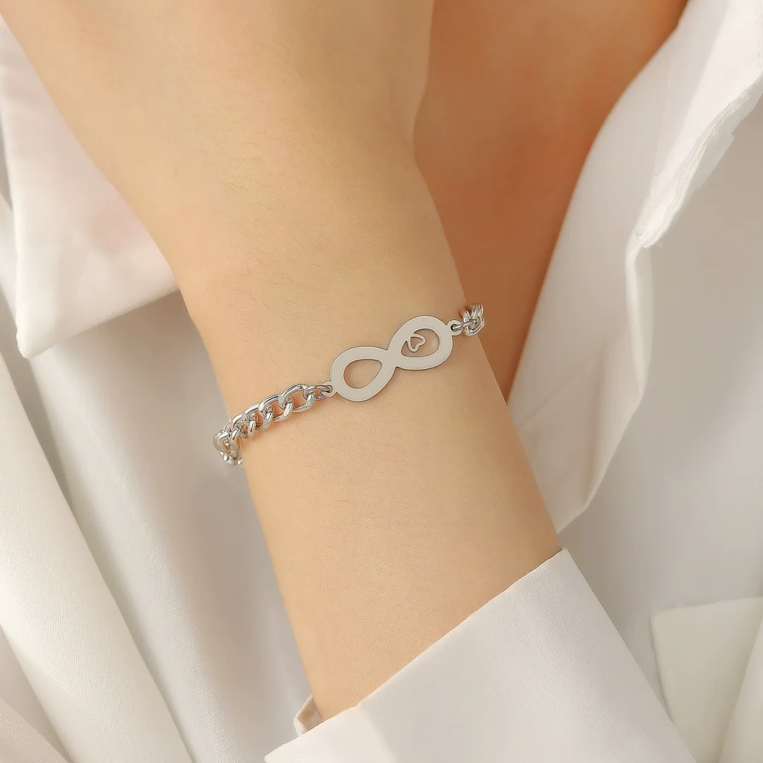 Infinity Symbol Number 8 Love Bracelet