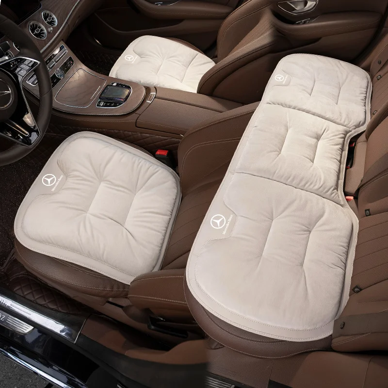 Car short plush winter seat cushion