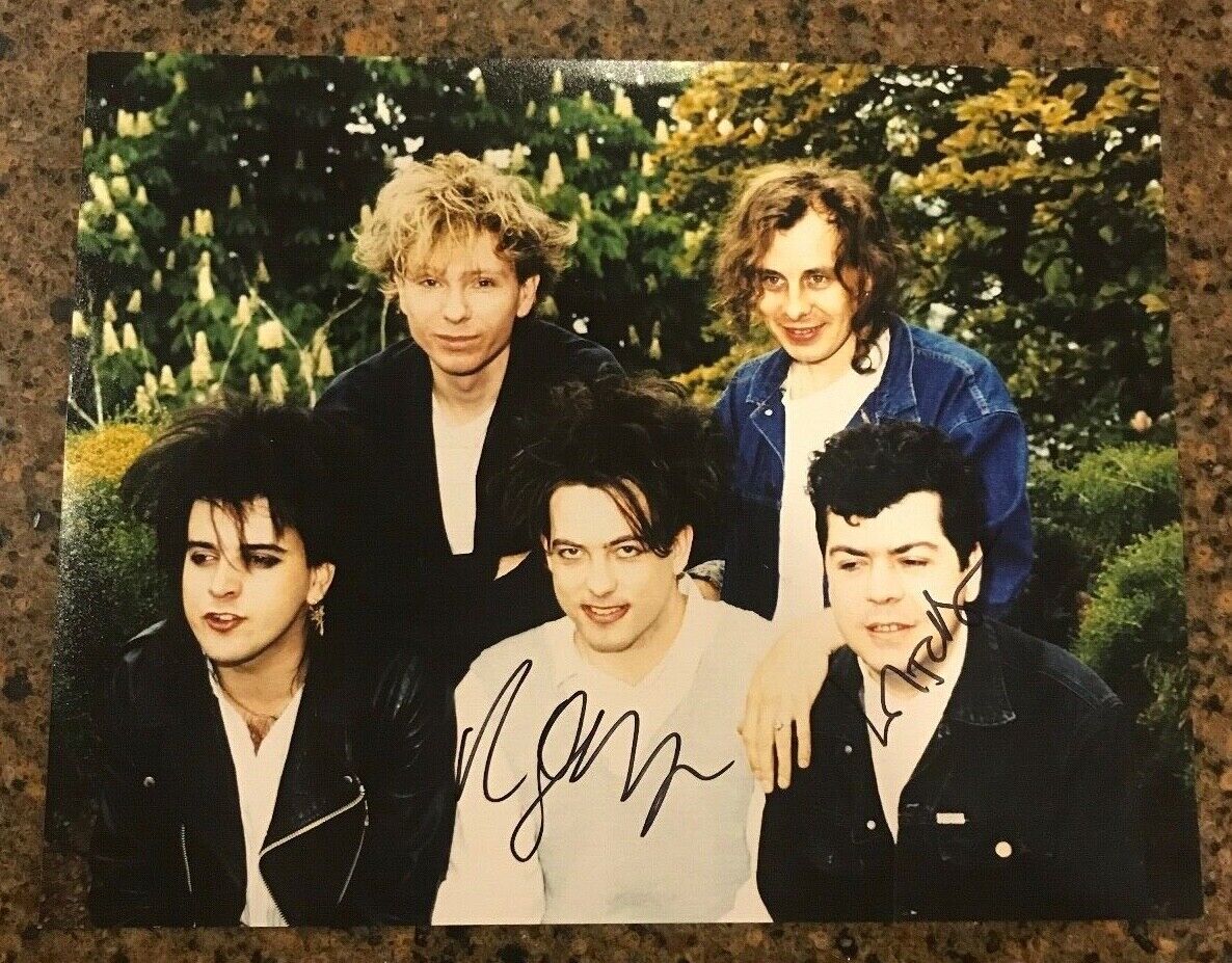 * THE CURE * signed 11x14 Photo Poster painting * ROBERT SMITH & LOL TOLHURST * PROOF * 1