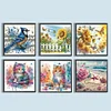 (Multi-Style)Animal Flower-Partial Special Shaped Diamond Painting 30*30CM