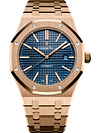 Rose Gold 904L Steel Dark Blue Dial - Watch - 41 mm