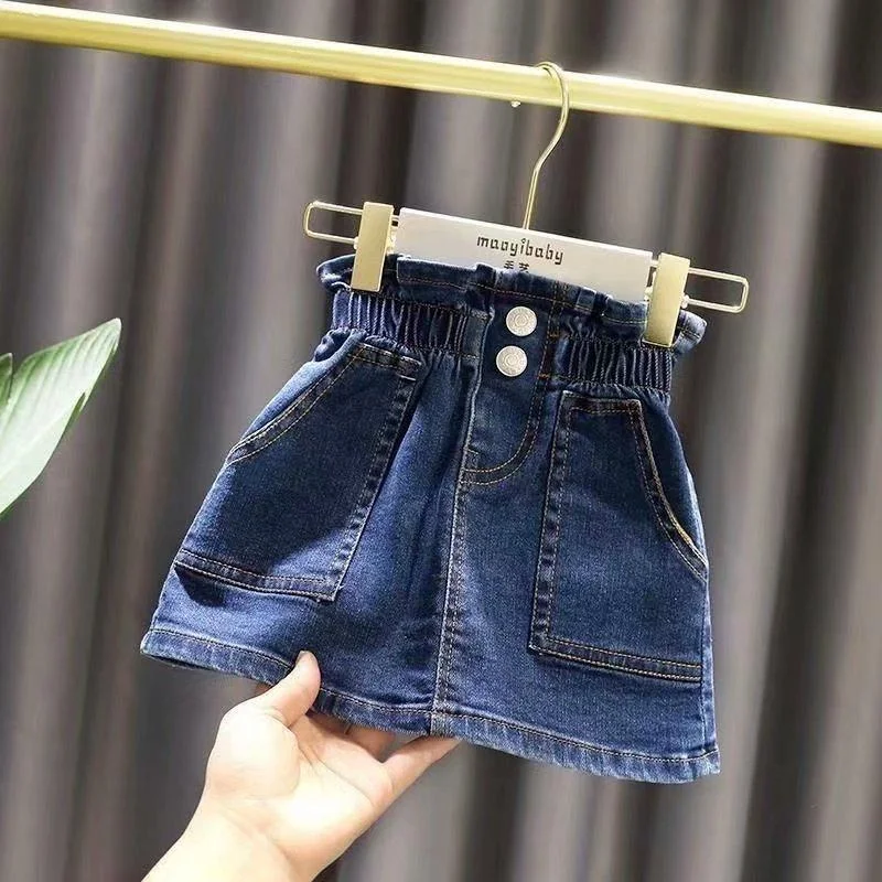 2020 Baby Girl Boy Casual Pants Jeans Spring Autumn Summer Kids Denim Pant Lace Children Trousers Clothing 7Colors