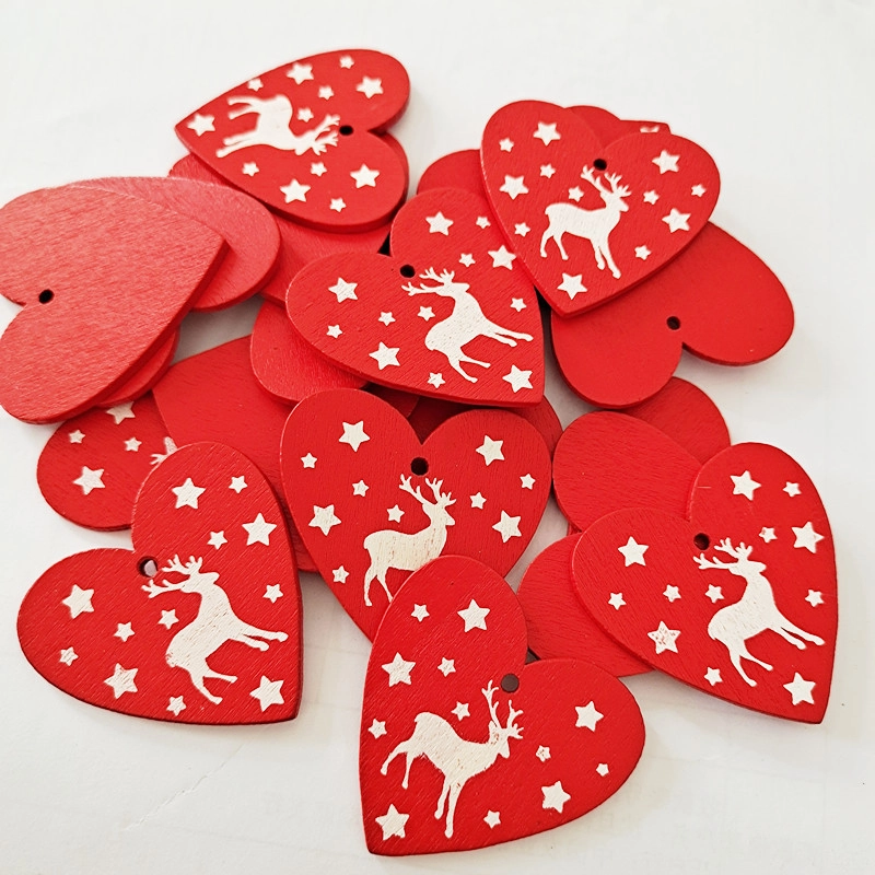 Factory Direct Crafts Creative Wooden Christmas Gift Interior Decorations Home Pendant DIY Accessories