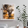 （No Printed Canvas）Counted Cross Stitch 11CT-Elephant 40*50cm