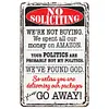 Warning sign - Metal Tin Signs(8*12Inch/12*16Inch)