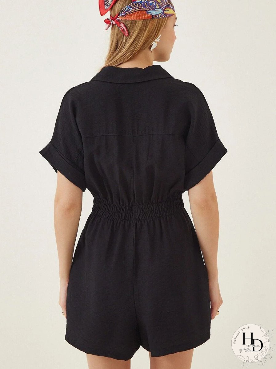 Casual Loose High Waist Jumpsuit