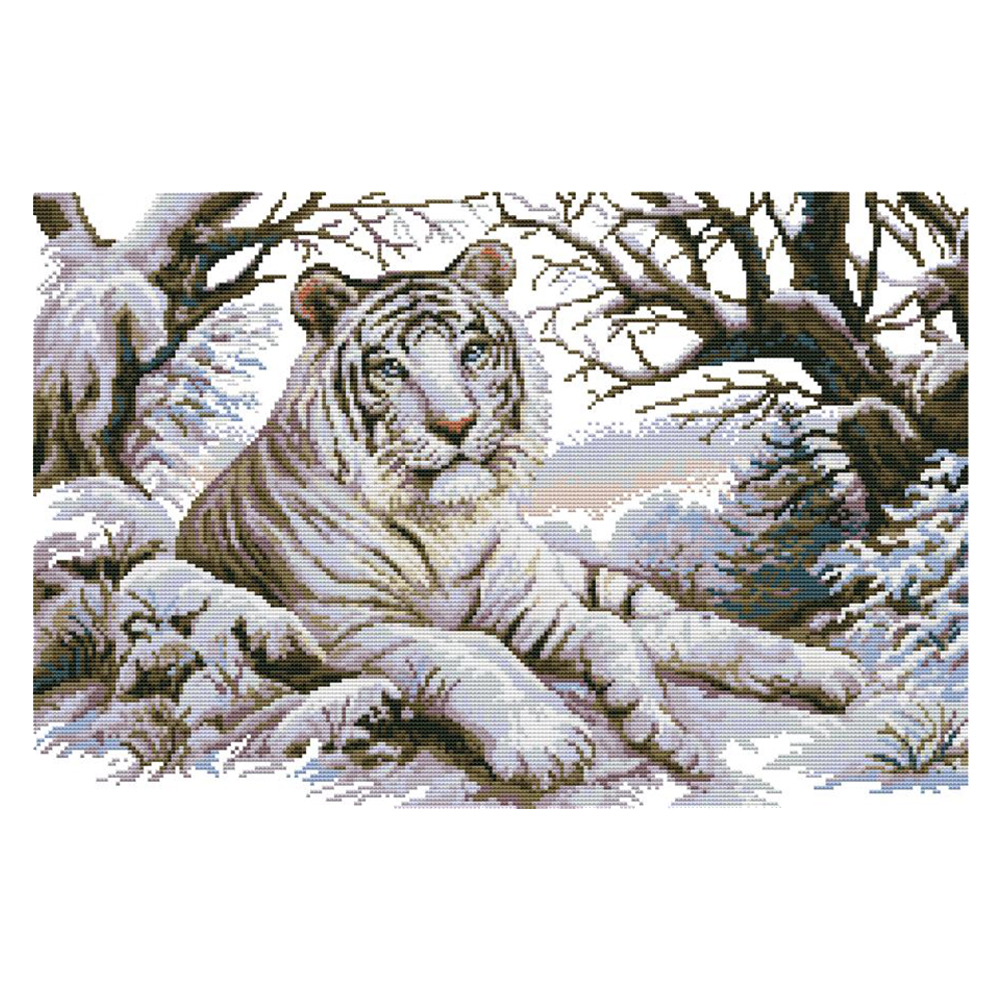 Animal Tiger DA335 Tiger(51*36cm) 14CT Cross Stitch Kit