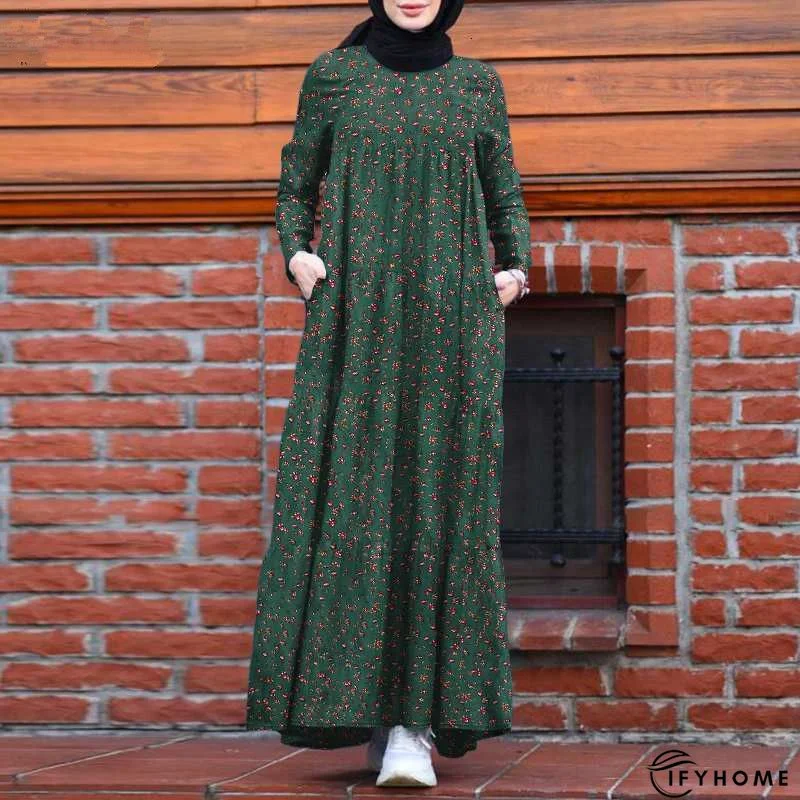 Crew Neck Knitting Dress | IFYHOME