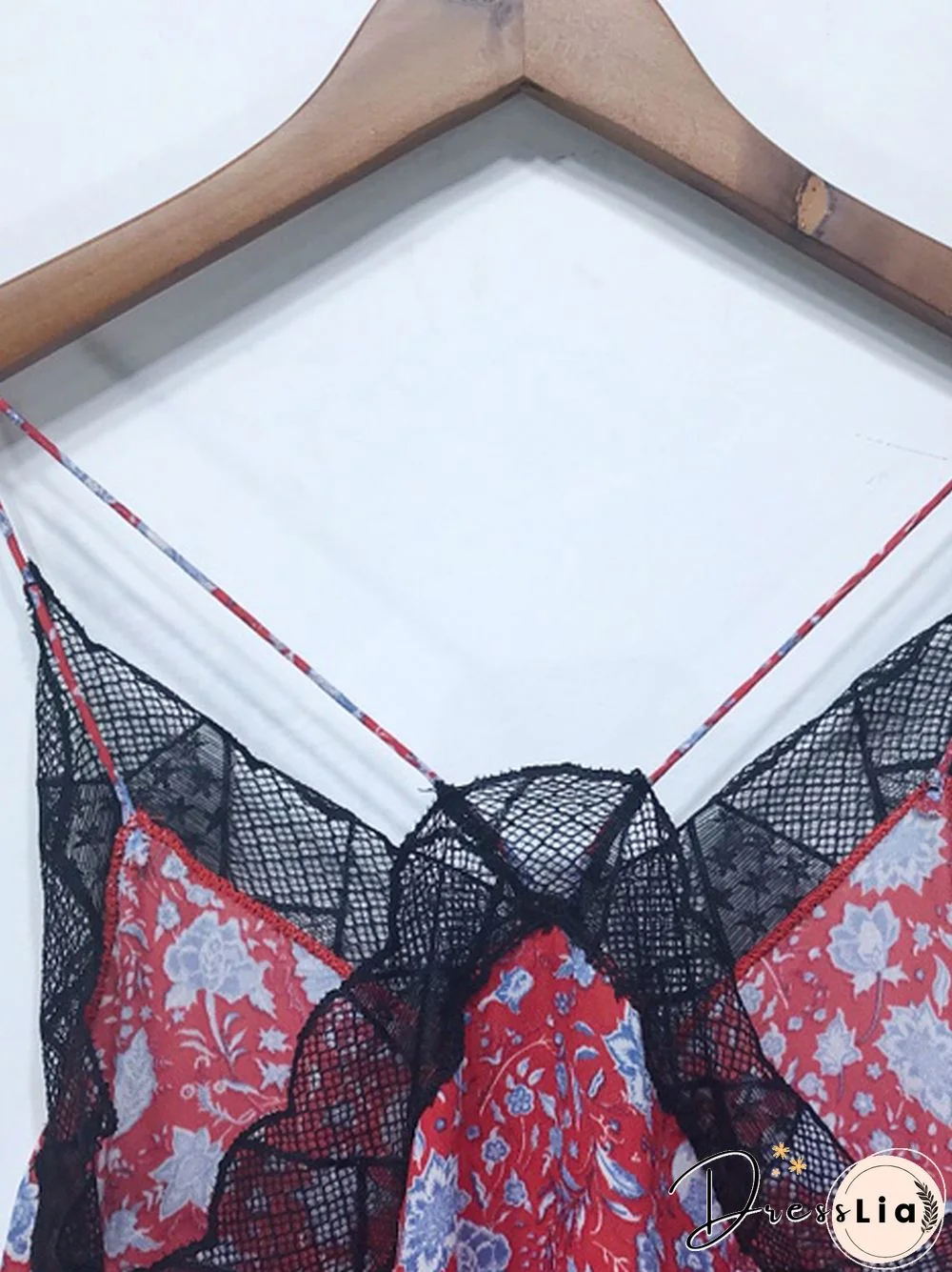 Silk Women New Style Romantic Neckline Exquisite Lace Stitching Letter Printing Girls Camis Vest