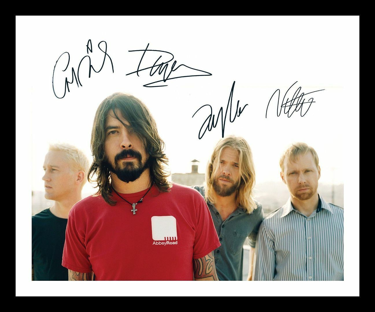 Foo Fighters Autograph Signed & Framed Photo Poster painting