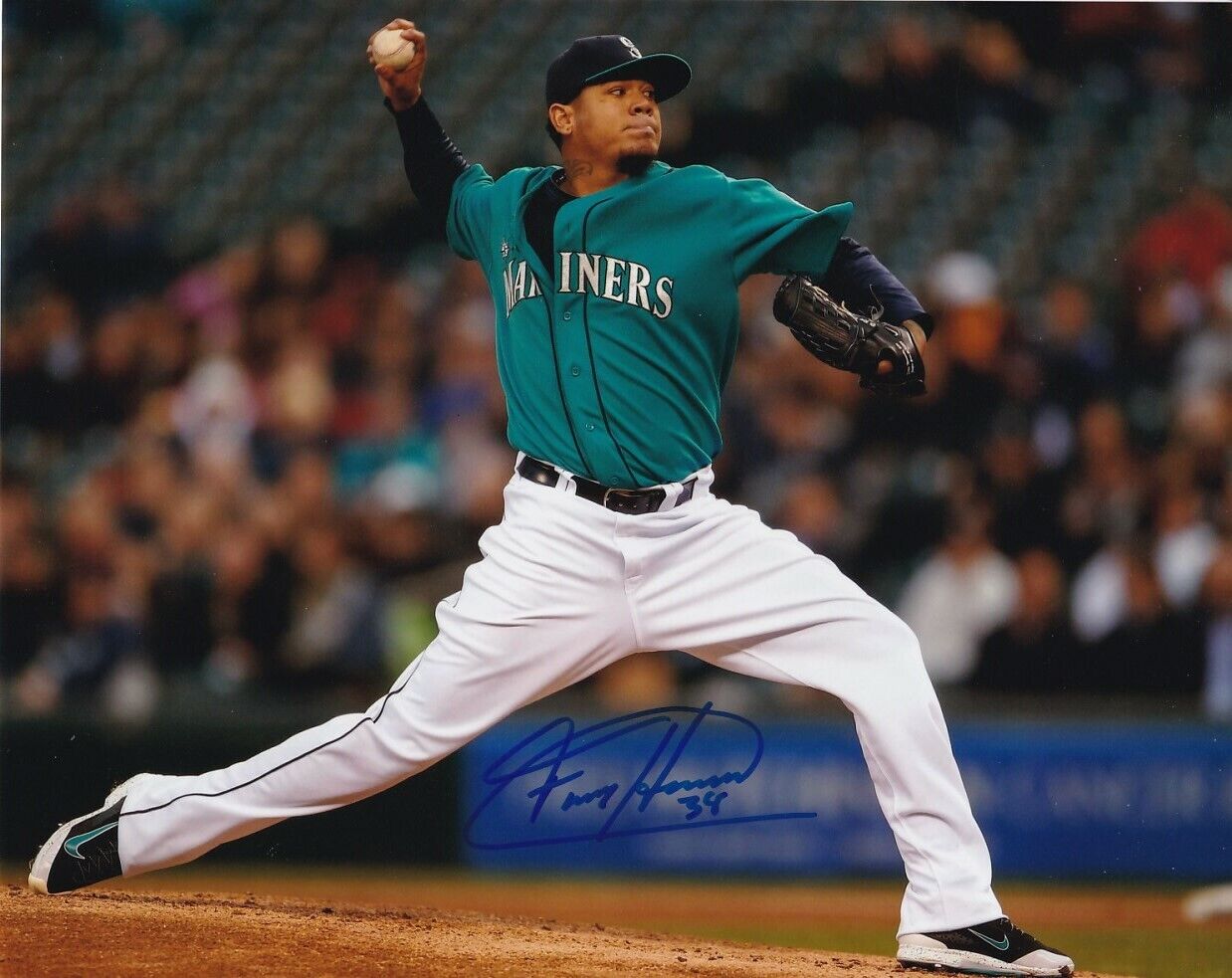 FELIX HERNANDEZ SIGNED AUTOGRAPH 8X10 Photo Poster painting SEATTLE MARINERS