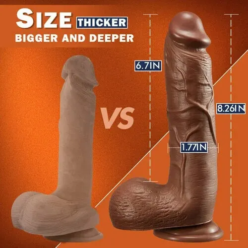 【 Surprise Price 】 Avery 8.26 Inches Realistic Dildo With The Original Rose Toy