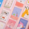 20PCS Cartoon Mini A7 Portable Writing Paper Notebooks Diary Meeting Stationery Gift