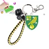 Diamond Painting PET Double Sided Football Club Keyring for Home Birthday Party Decor