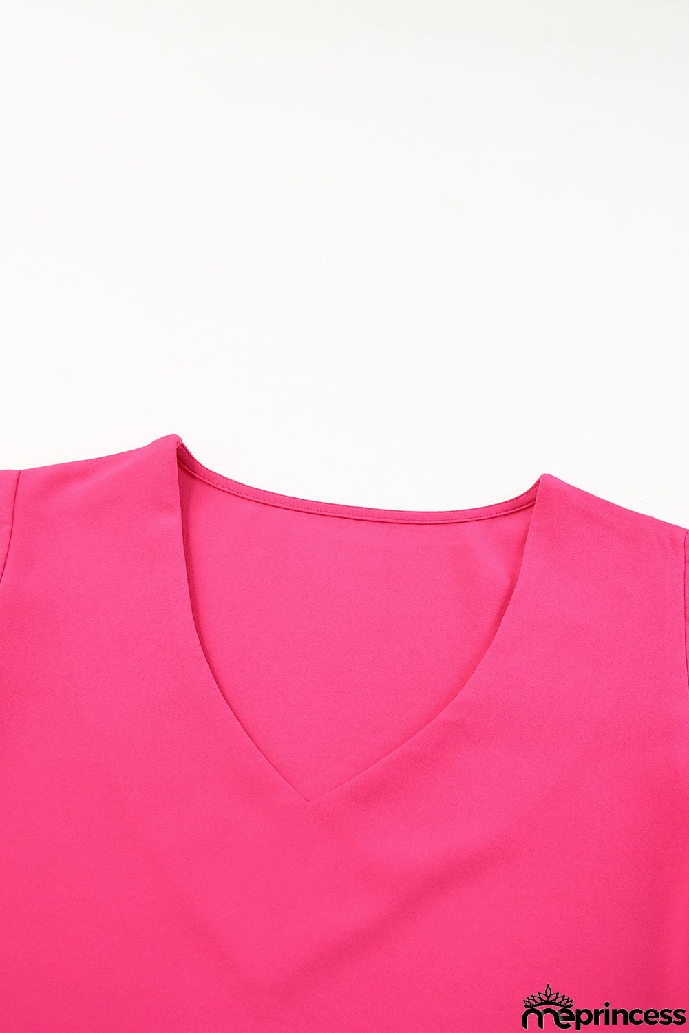 V-Neck Cloak Sleeve Blouse