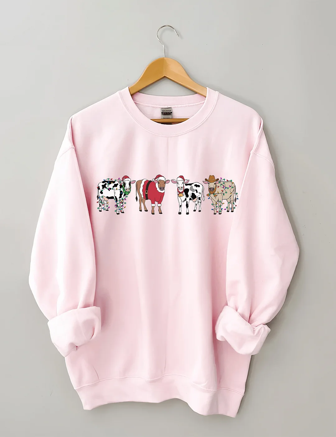 Cow Lover Christmas Sweatshirt