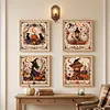 Halloween 18CT 2 Strands DIY Stamped Cross Stitch Kit for Adult 30x30cm tapestrymarket