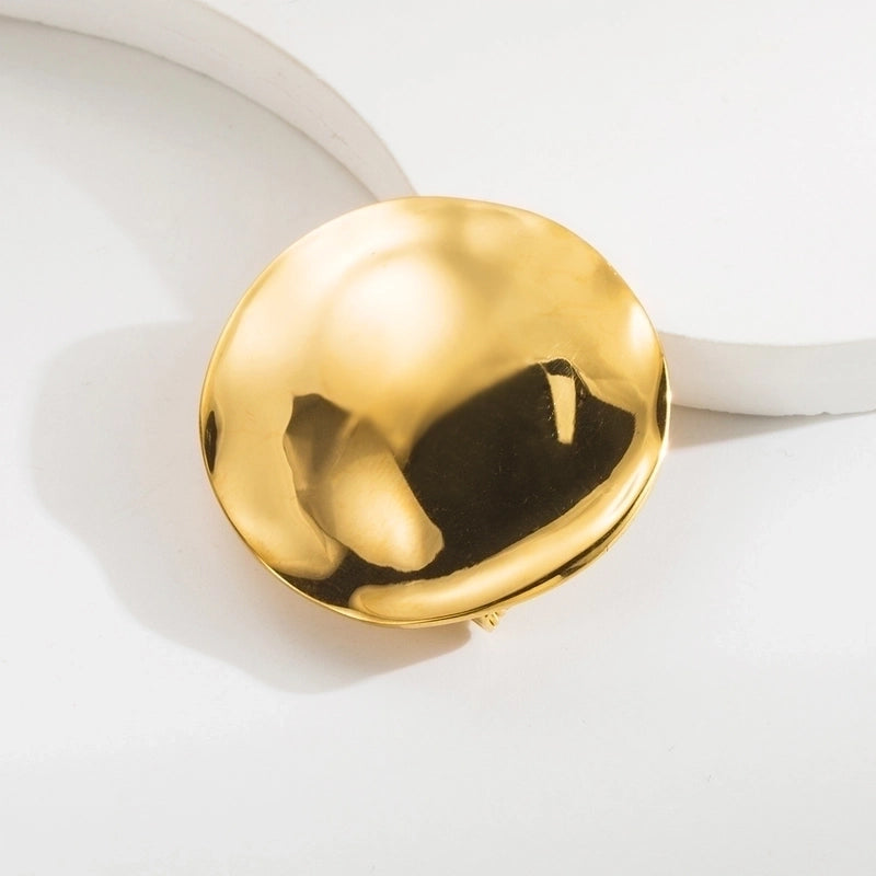 Vintage Style Animal Feather Flower 304 Stainless Steel Polishing Plating Unisex Brooches 1 Piece