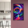 (Grande Taille) Nuage color&eacute; yeux-plein rond diamant peinture-40 * 65cm