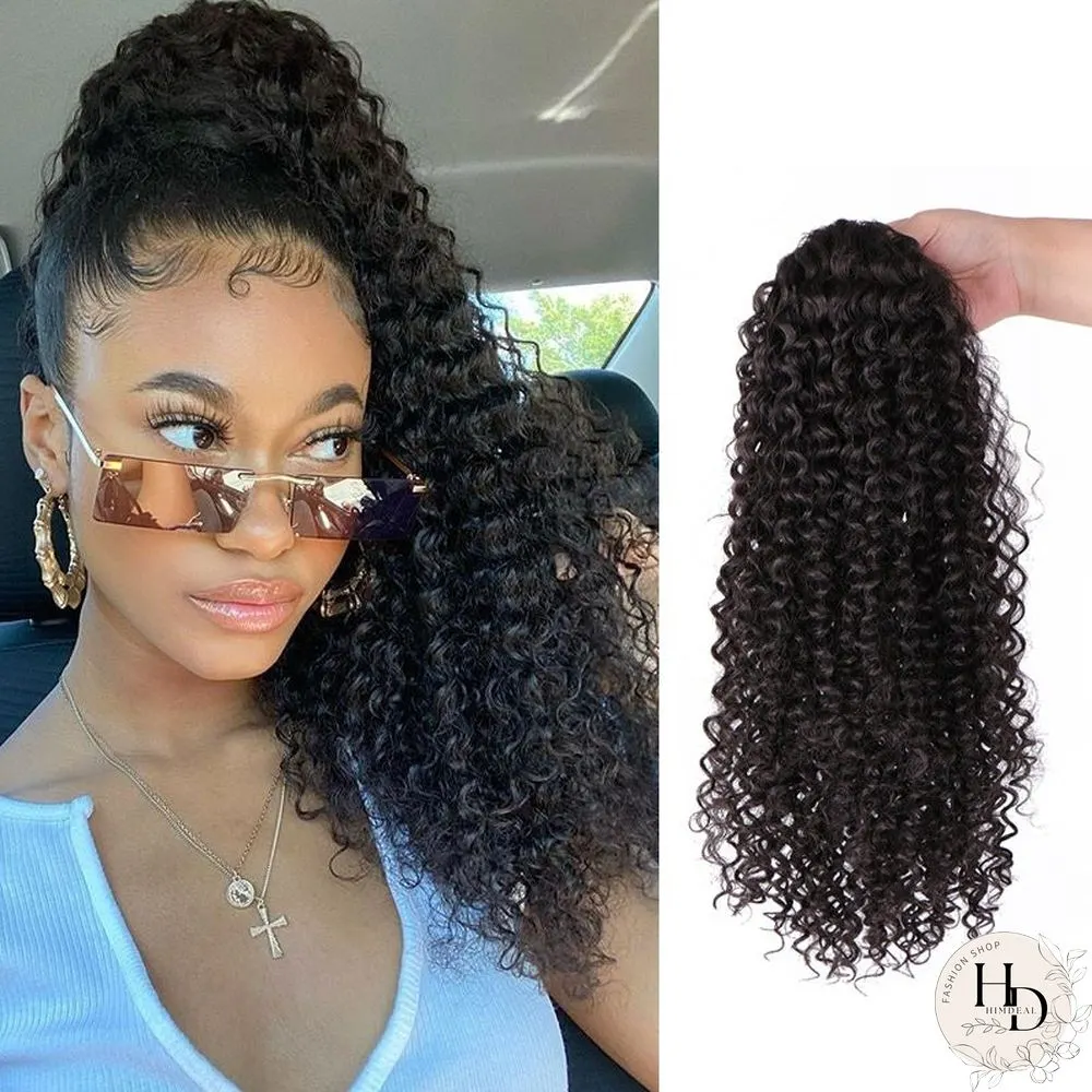 Wig Hot Chemical Fiber Fluffy Small Curl Wig Female Wigs Hair Ponytail