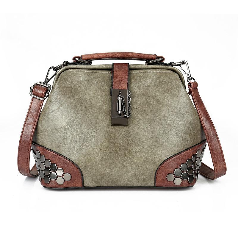 Ladies vintage leather shoulder bag