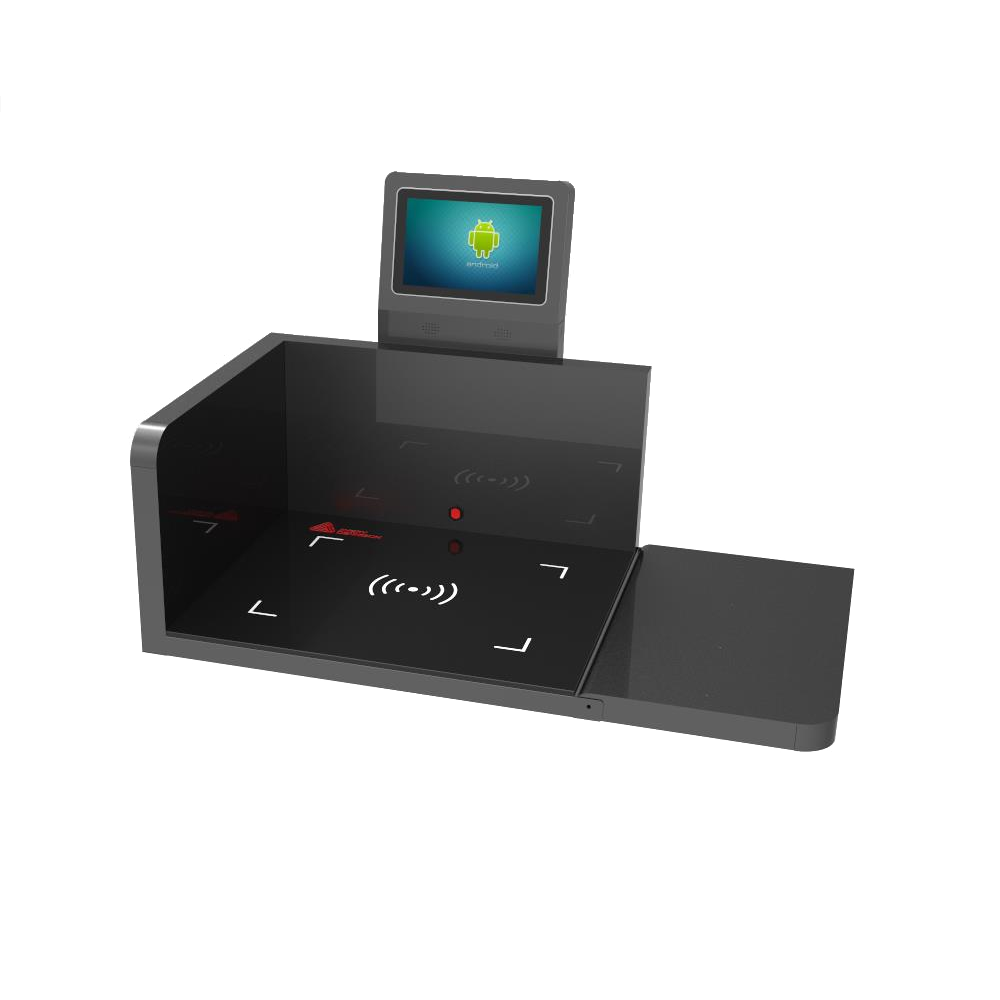 UHF RFID Self Service Checkout Terminal RFID Kiosk For SMART Library