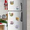 6PCS 2D Flat Dragonfly DIY Diamond Art Refrigerator Magnet Sticker for Decor