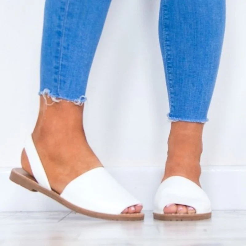 Women Flip Flop Sandals  Peep Toe Slip on Sandals | EGEMISS