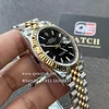 Rolex DateJust 41mm Two Tone Yellow Gold on Jubilee with Black Dial Super clone