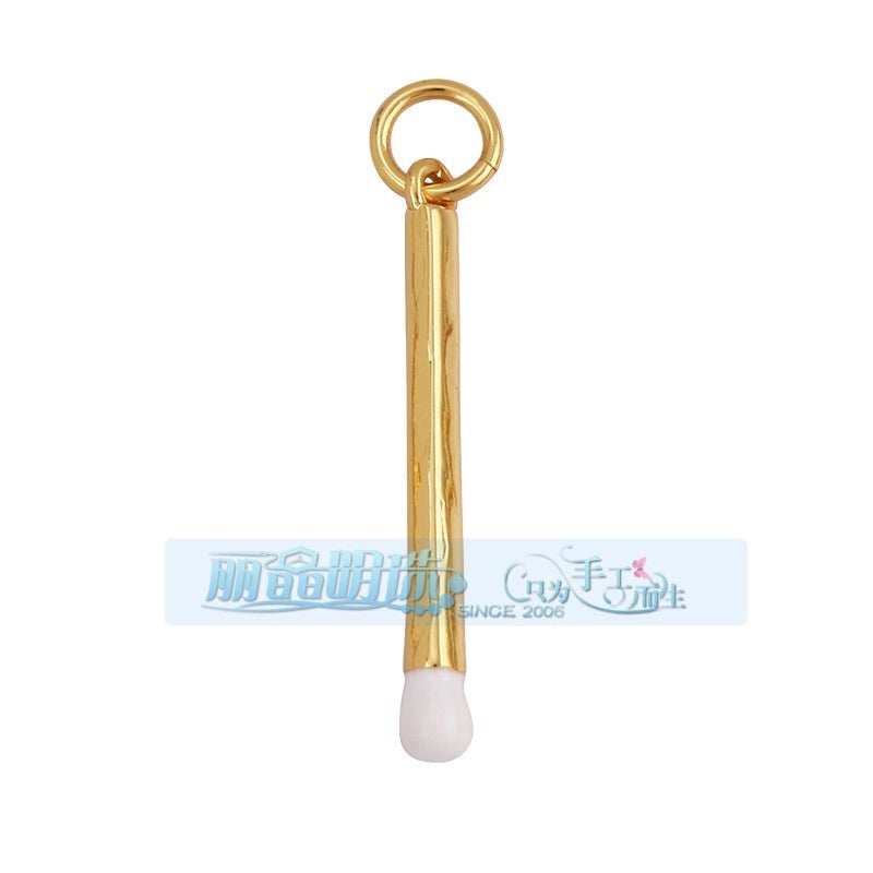 1 Piece 27*7.5mm 6*24mm Copper Lightning Pendant Jewelry Accessories