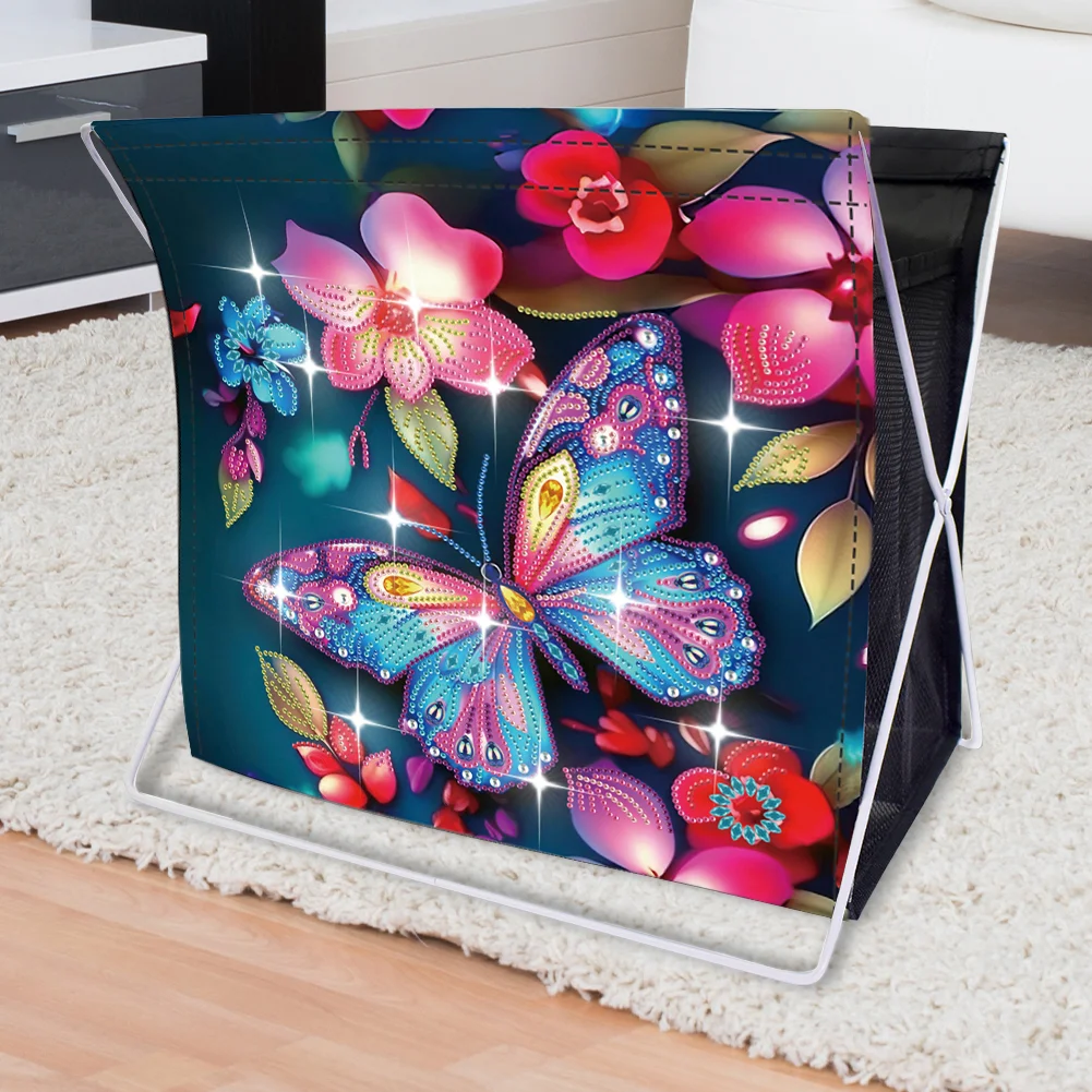 DIY Flower Butterfly Special Shape Diamond Painting Storage Rack for Adults Kids