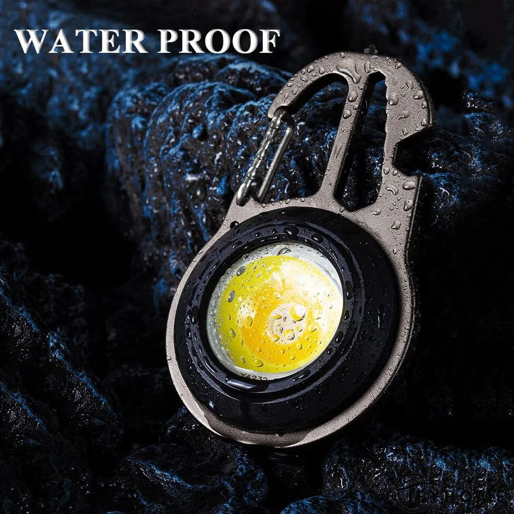 Multifunctional Min USB Charging Outdoor Camping Emergency Flashlight Keychain Light | IFYHOME