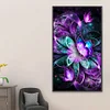 (40*70cm)Butterfly - Round Partial AB Drill Diamond Painting