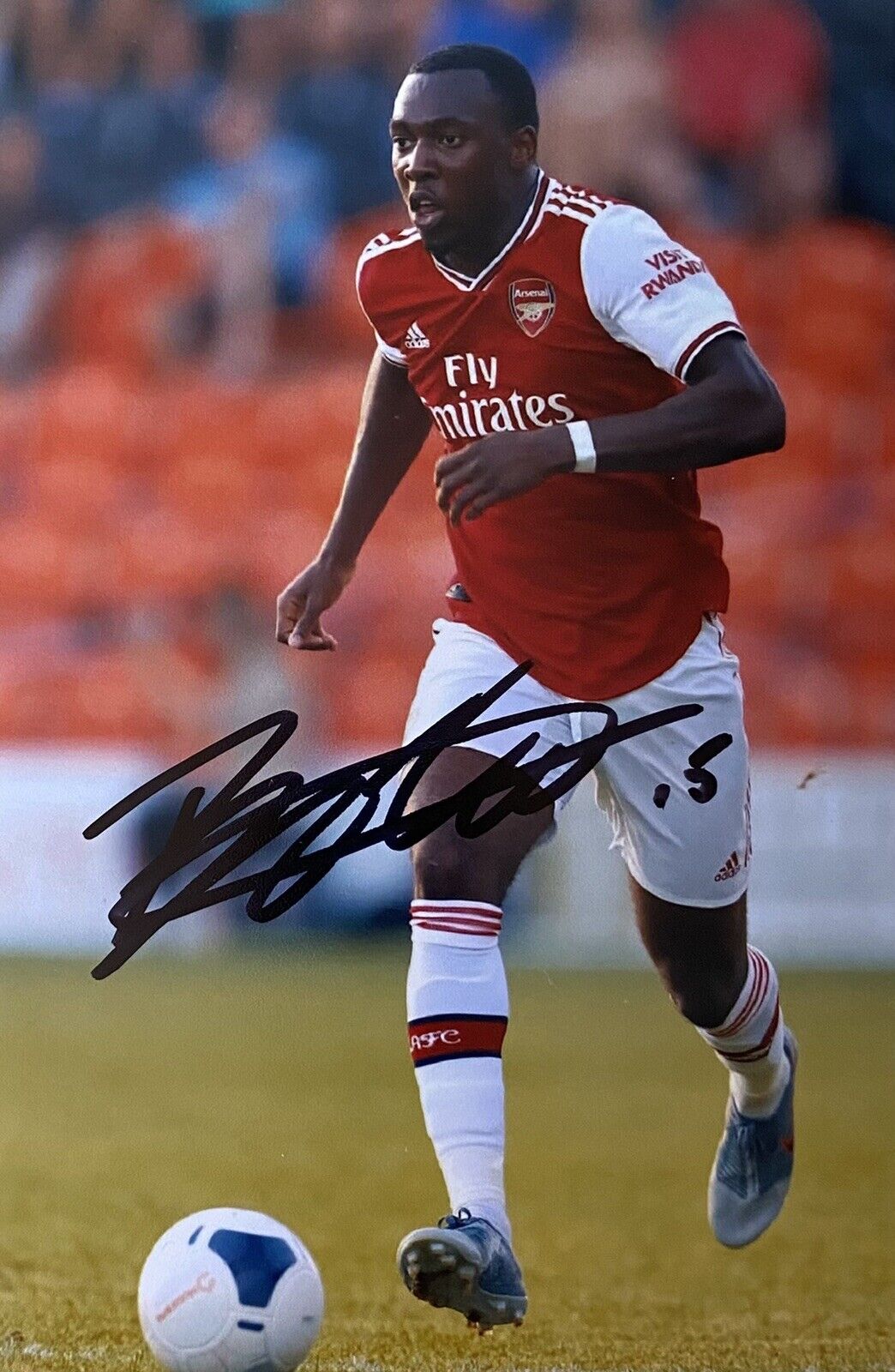 Tolaji Bola Genuine Hand Signed Arsenal 6X4 Photo Poster painting