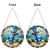 2D Flat DIY Anchor Diamond Art Pendant Double-Sided Diamond Painting Set