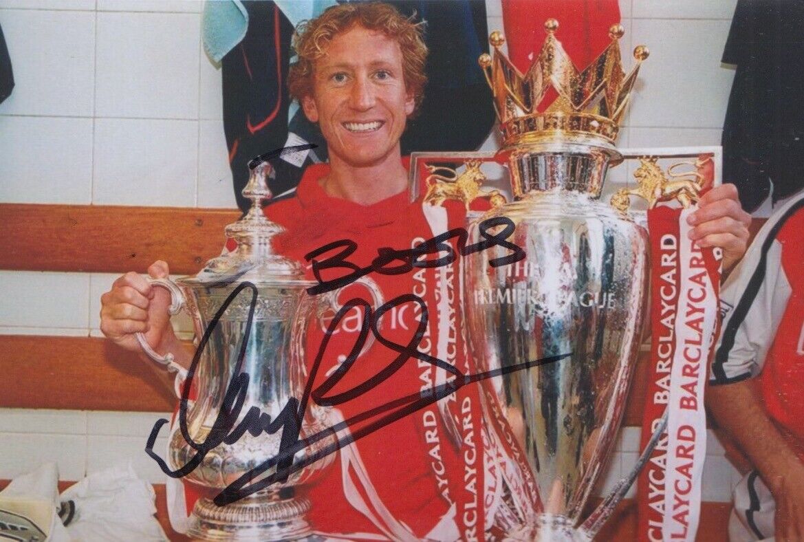 RAY PARLOUR HAND SIGNED 6X4 Photo Poster painting ARSENAL FOOTBALL AUTOGRAPH 6