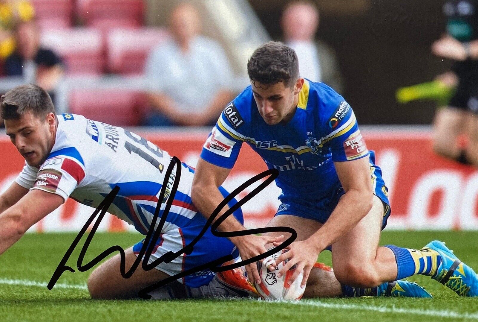 Toby King Genuine Hand Signed 6X4 Photo Poster painting - Warrington Wolves