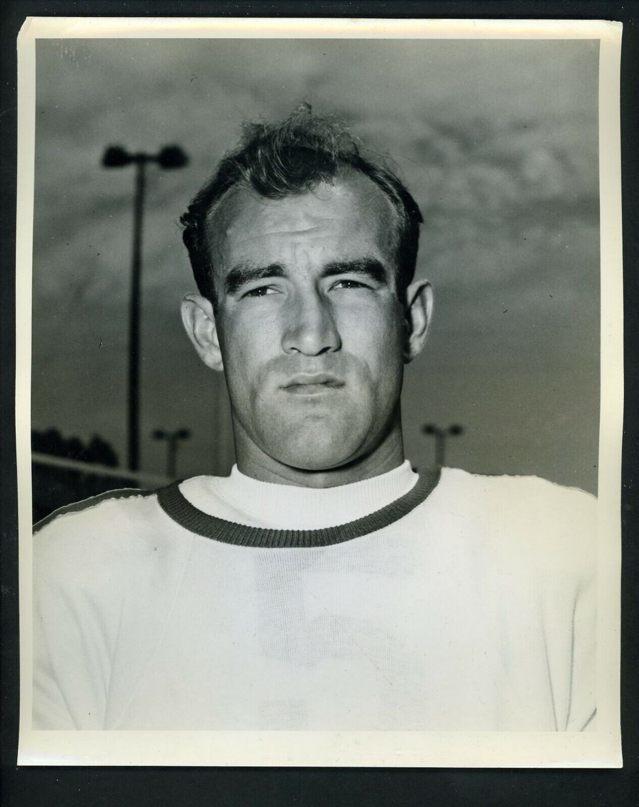 Ralph Heywood 1946 Type 1 Press Photo Poster painting AAFC Chicago Rockets Inaugural Season USC