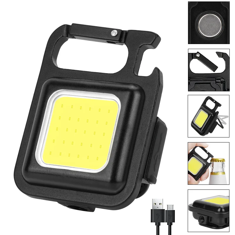 Cob Keychain Work Light--buy 5 get 5 free & free shipping（10pcs）