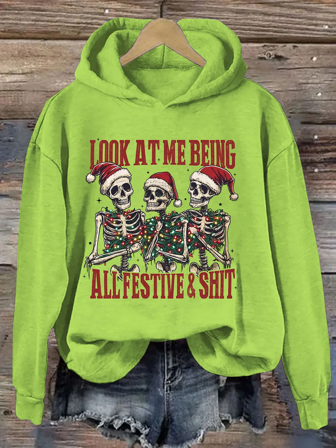 Look At Me Being All Festive And Shit Hoodie