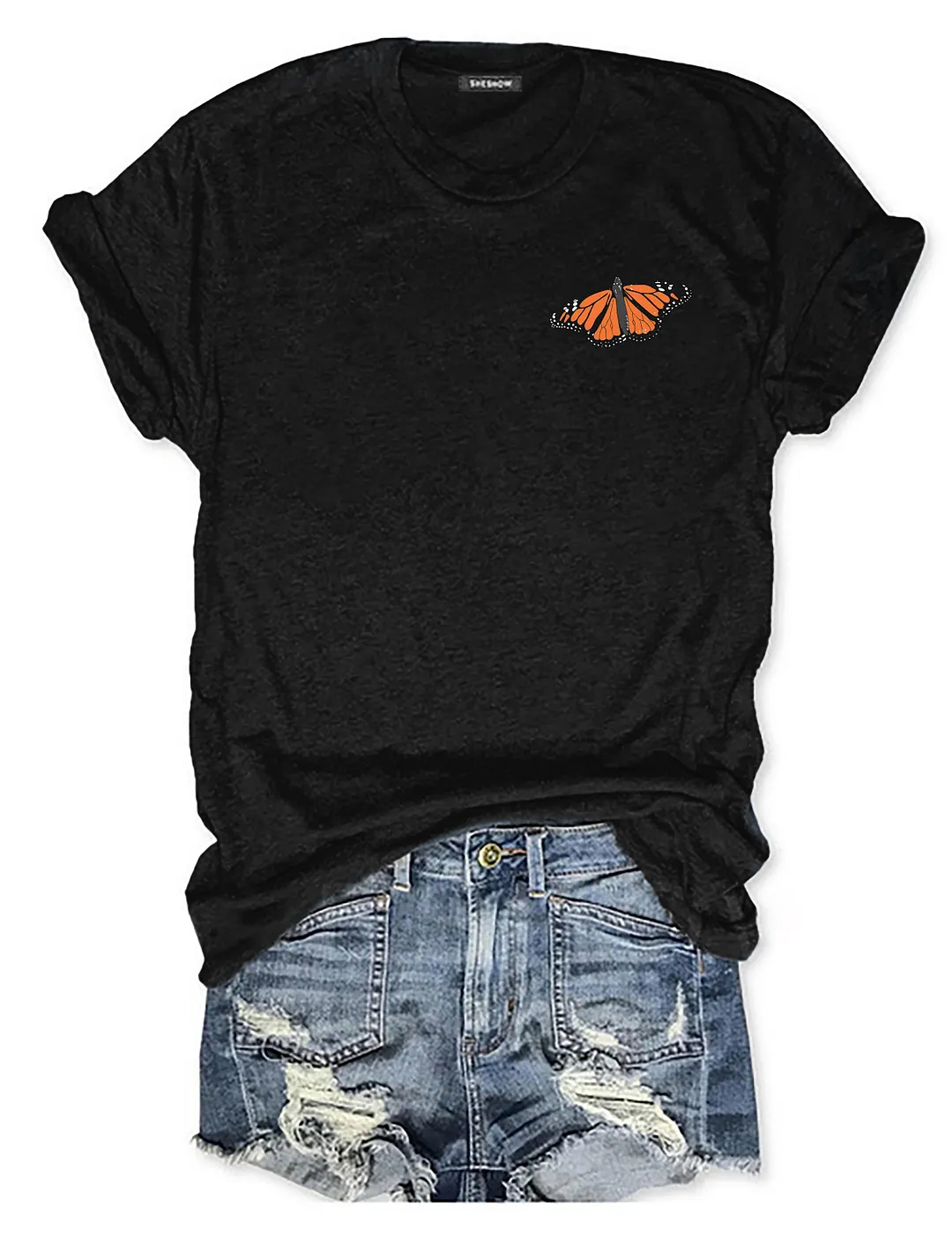 In The Hurting There Was Jesus Butterfly T-shirt