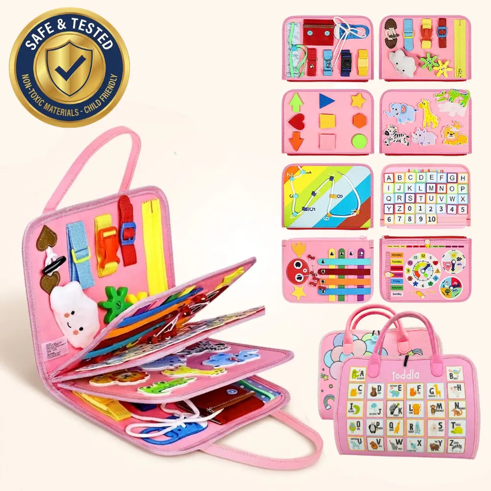 Toddla&trade; Montessori Busy Board