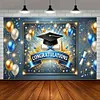 Congrats Photography Background Cloth Wear Resist Bachelor Hat Backdrop Banner